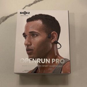 Shokz OpenRun Pro Black Earbud Headphones